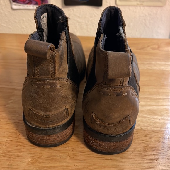 SOREL Emilie Chelsea Waterproof Ankle Boots Brown Winter Size 6 - Picture 6 of 6
